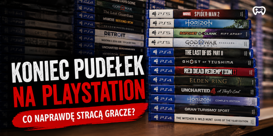 Okładka wpisu: Koniec pudełek na PlayStation. Co naprawdę stracą gracze? - Aktualności