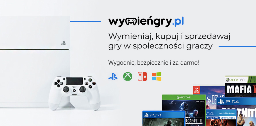 Okładka wpisu: WymieńGry.pl wystartowało!