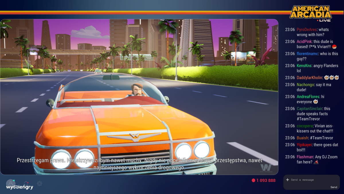 American Arcadia gameplay, screenshot z gry