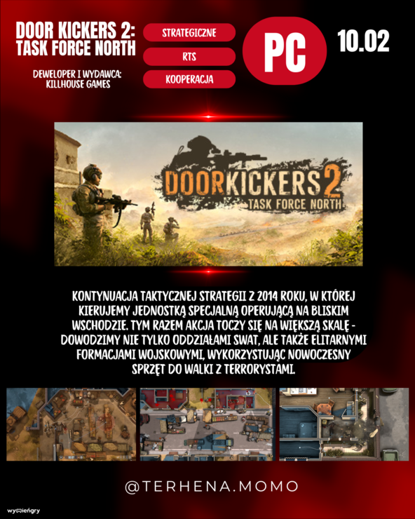 Premiera gry Door Kickers 2: Task Force North