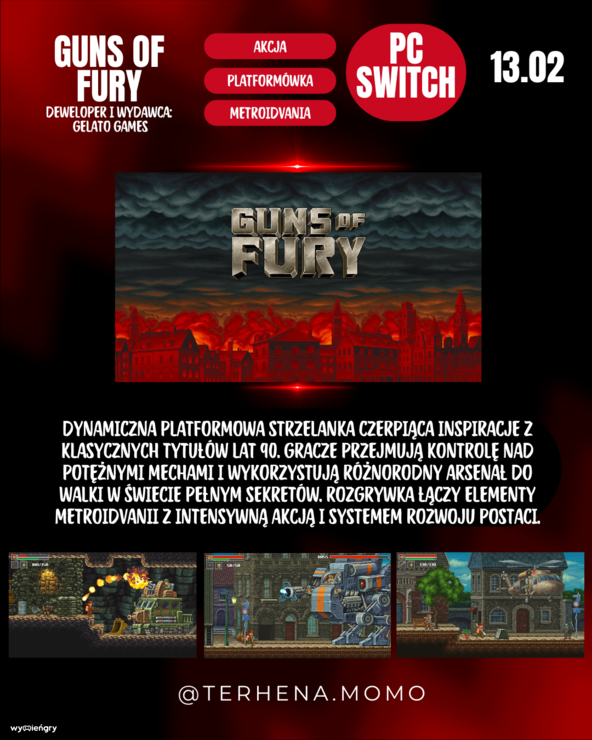 Premiera gry Guns of Fury