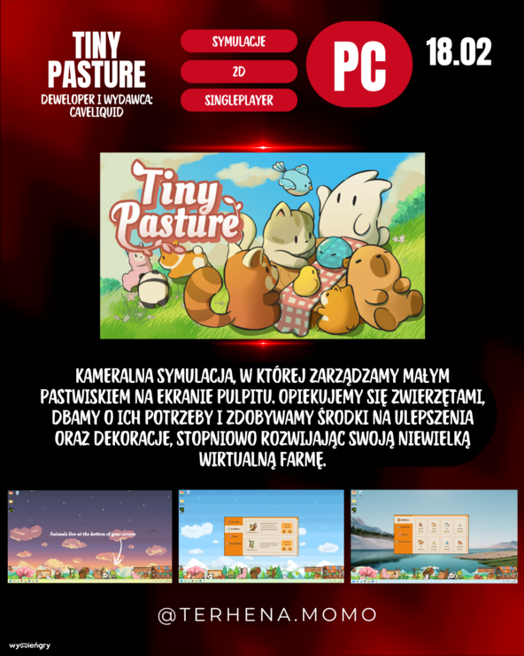 Premiera gry Tiny Pasture