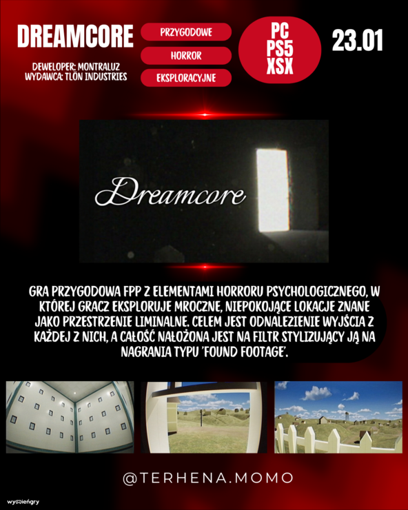 Premiera gry Dreamcore