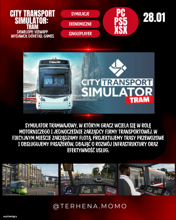 Premiera gry City Transport Simulator: Tram