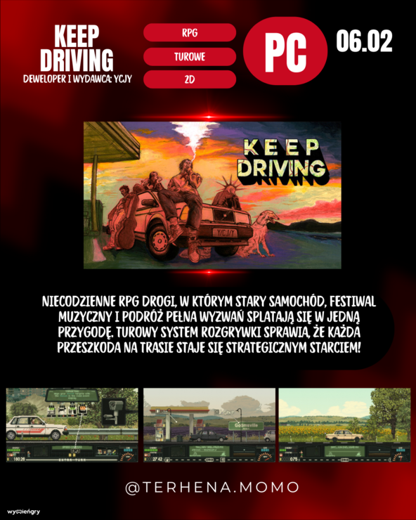 Premiera gry Keep Driving