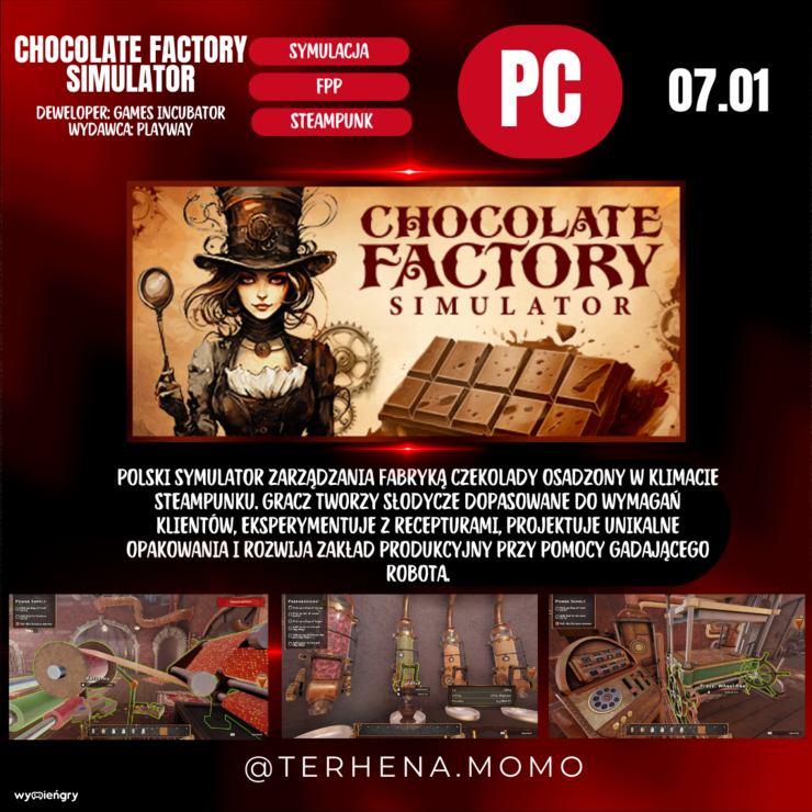 Premiera gry Chocolate Factory Simulator