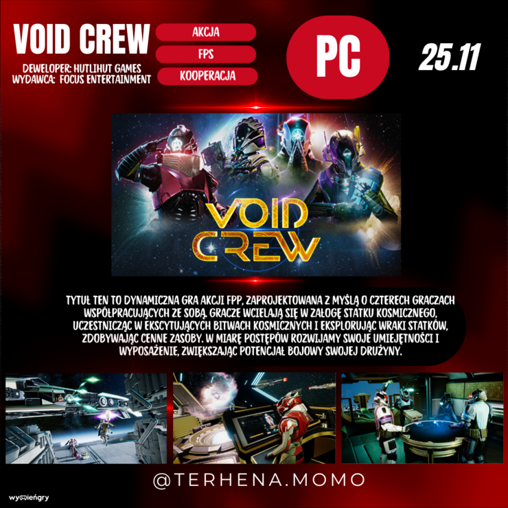 Premiera gry Void Crew