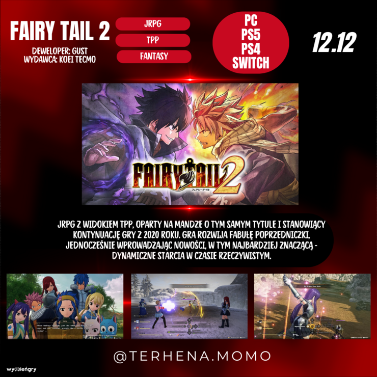 Premiera gry Fairy Tail 2