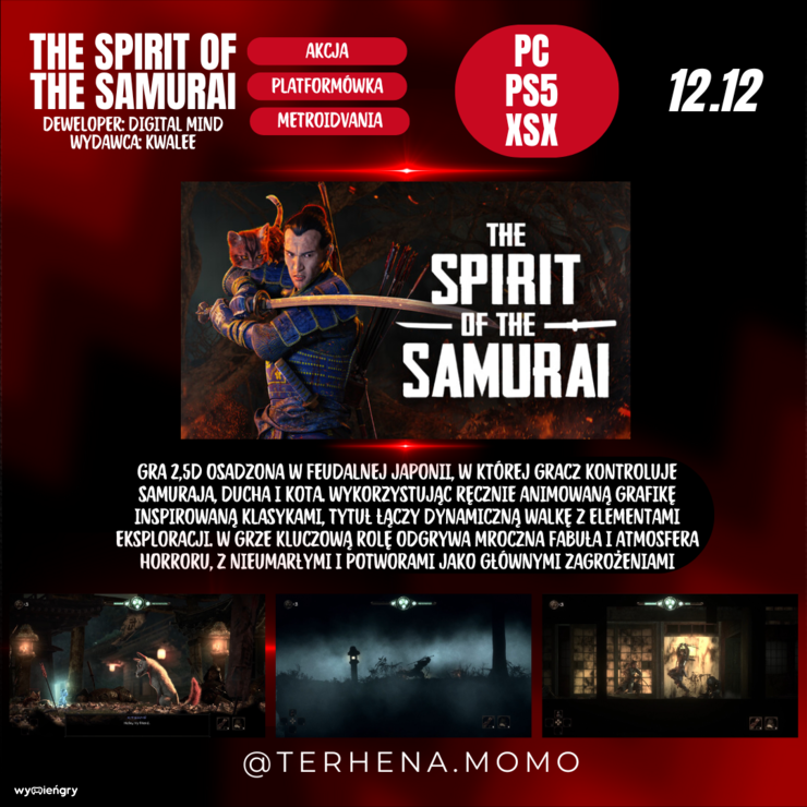 Premiera gry The Spirit of the Samurai