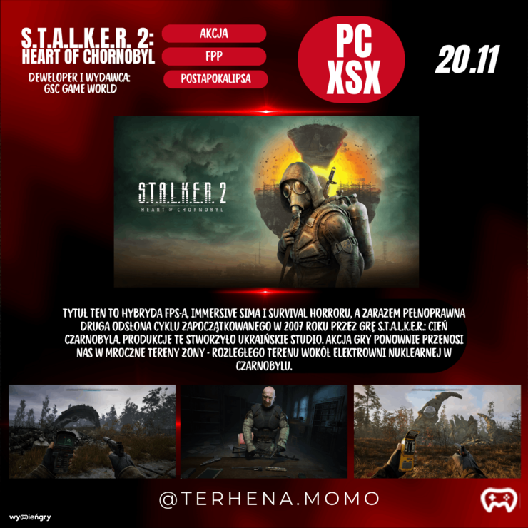 Premiera gry S.T.A.L.K.E.R. 2: Heart of Chornobyl