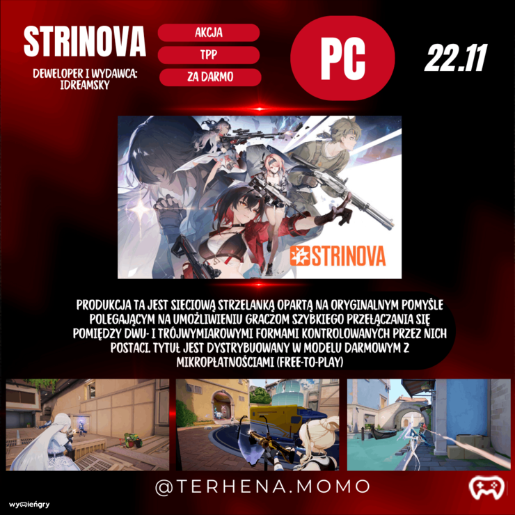 Premiera gry Strinova