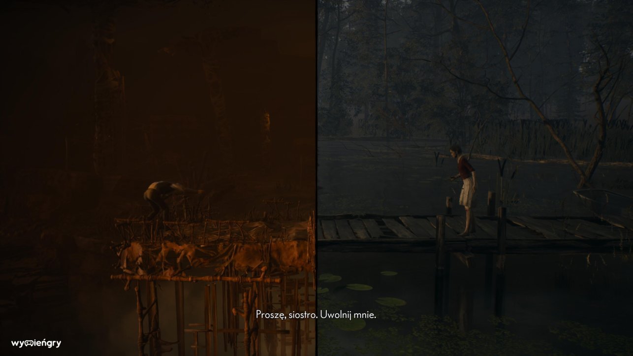 The Medium - zrzut ekranu - gameplay z recenzji gry na PS5
