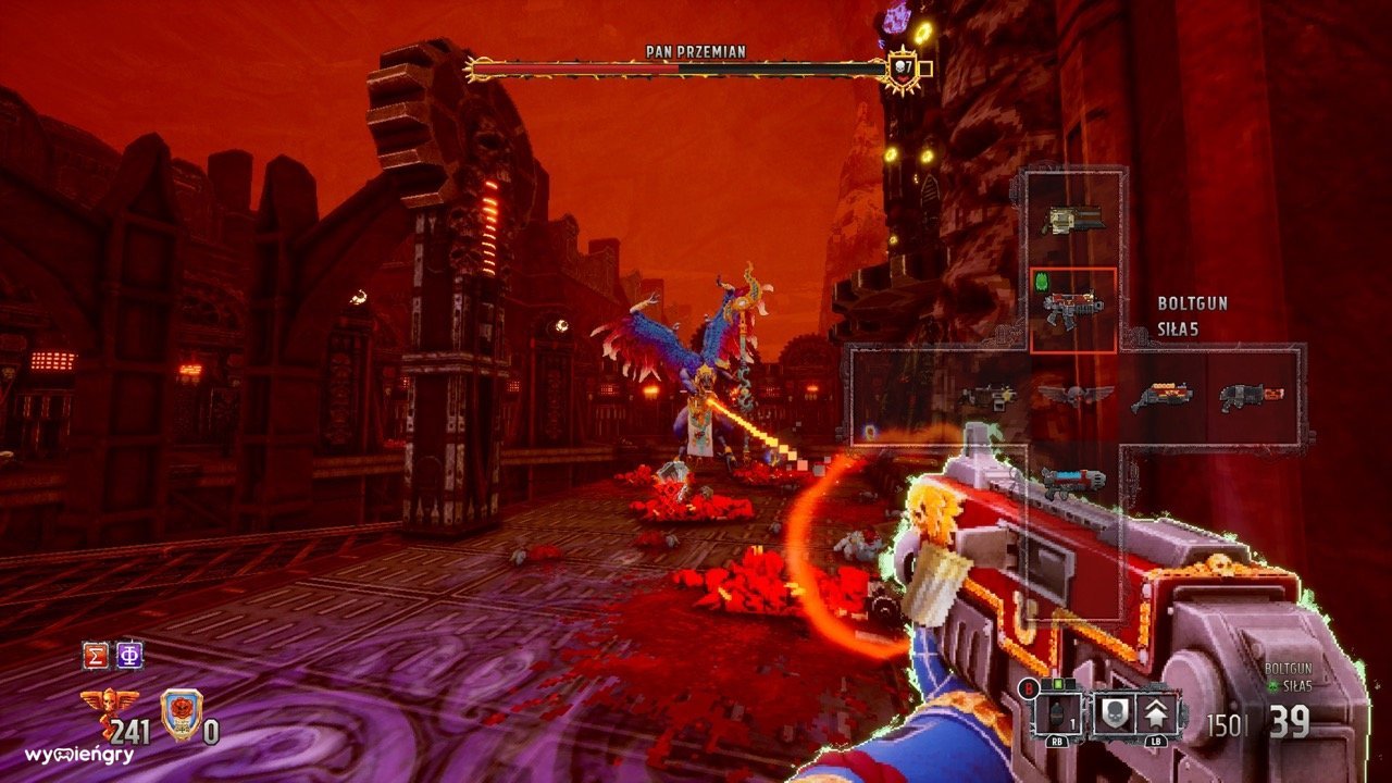 Warhammer 40k: Boltgun gameplay z recenzji gry na PS5